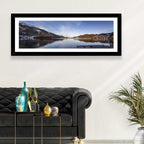 Fuschlsee Dock at Golden Hour Wall Art