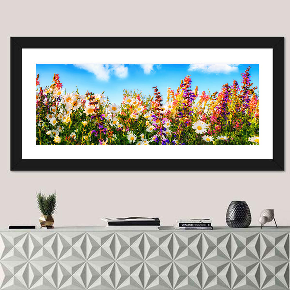 Spring Meadow Wildflowers Wall Art
