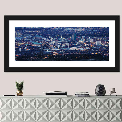Belfast Blue Hour Skyline Wall Art