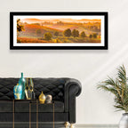 Golden Hour Vineyard Hills Wall Art