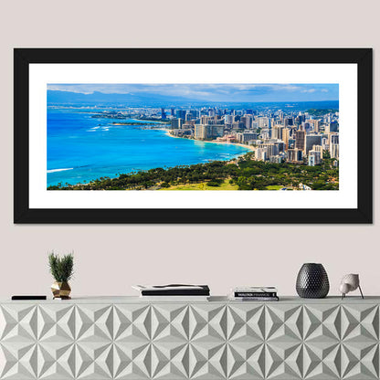 Honolulu Skyline Wall Art