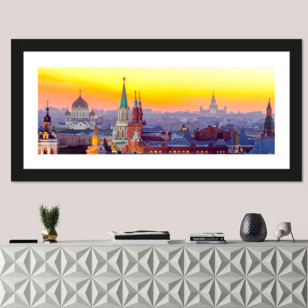 Moscow Kremlin at Golden Hour Wall Art