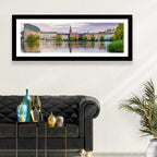 Copenhagen Lake at Sunset Wall Art
