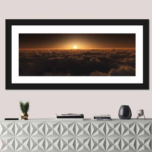 Scenic Clouds Sunset Wall Art