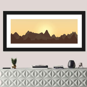 Mountains Abstract Wall Art