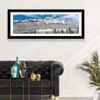Colorado Snowy Mountain Cabin Wall Art