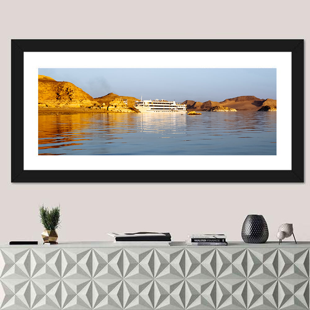 Cruise Ship in Lake Nasser Wall Art