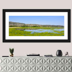 Uchali Lake Algae Reflection Wall Art