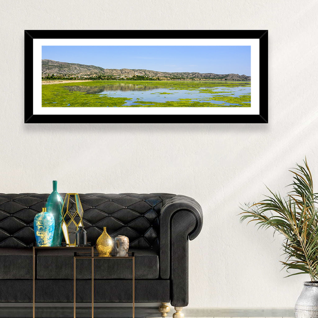 Uchali Lake Algae Reflection Wall Art