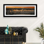 Jerusalem Sunset Over Temple Mount Wall Art