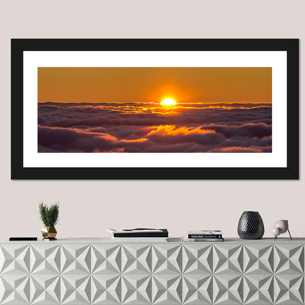 Clouds Sunset Wall Art