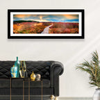 Autumn Heathland Boardwalk Wall Art