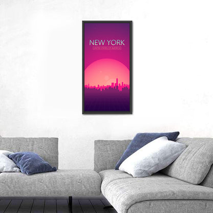 New York USA Skyline Wall Art