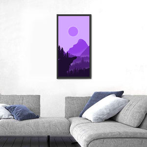 Purple Mountain Wall Art