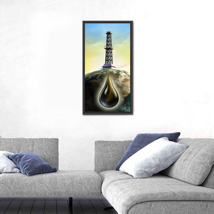 Oil Derrick Wall Art