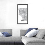 Manila Minimalist City Map Wall Art