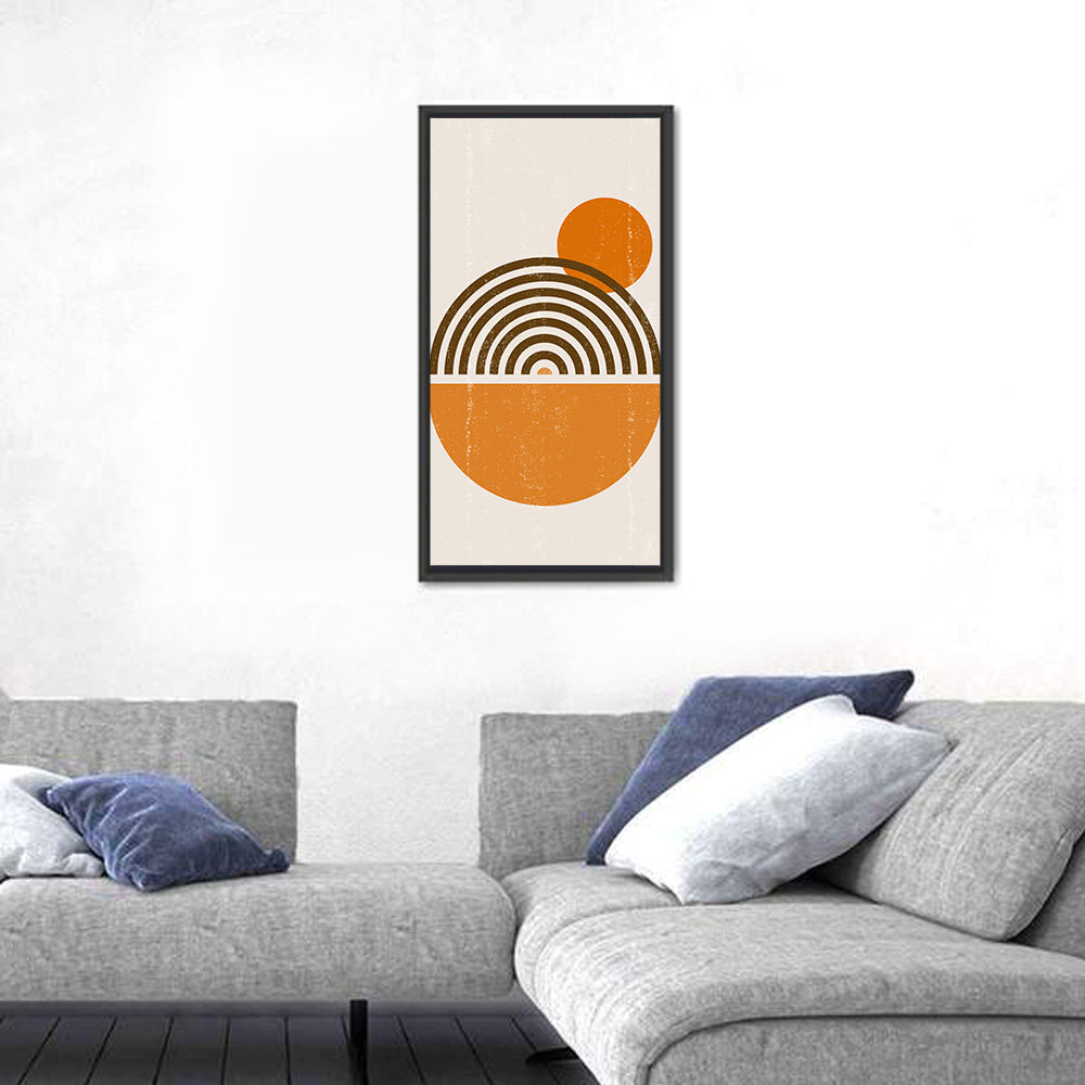 Semicircle Sunrise Study Wall Art