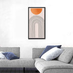 Geometric Sunset Arch Wall Art