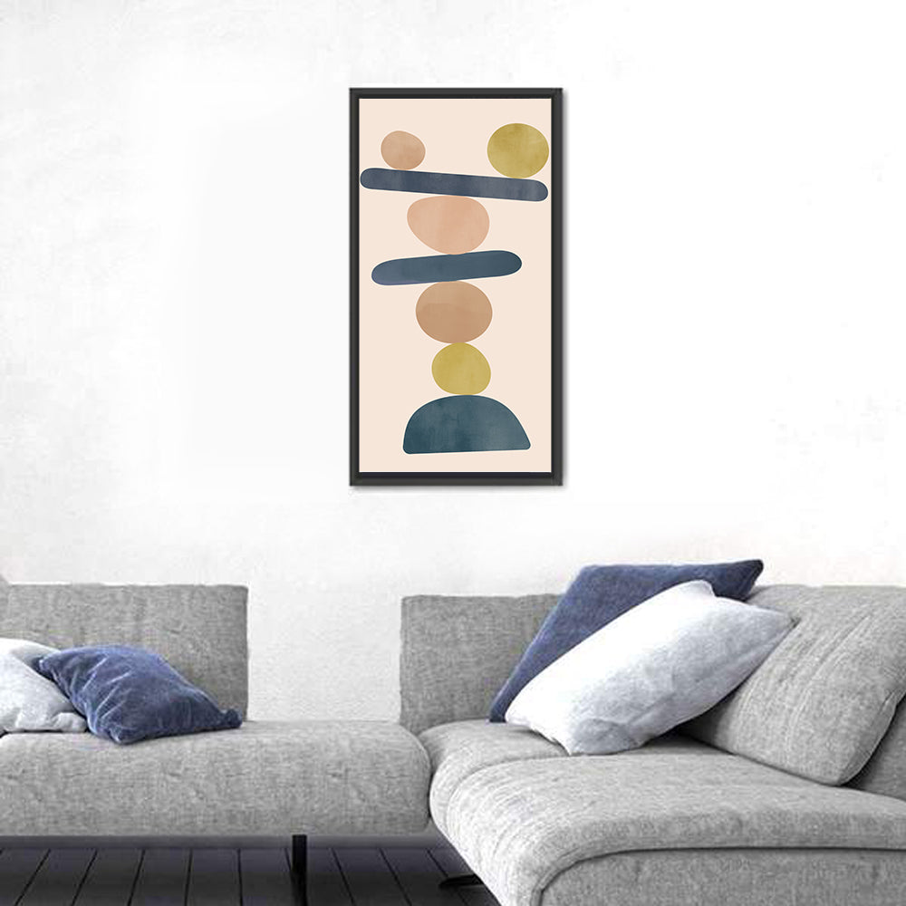 Balanced Stone Stack Wall Art