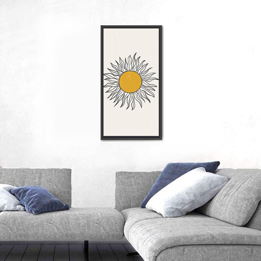 Hand Drawn Sun Study Wall Art