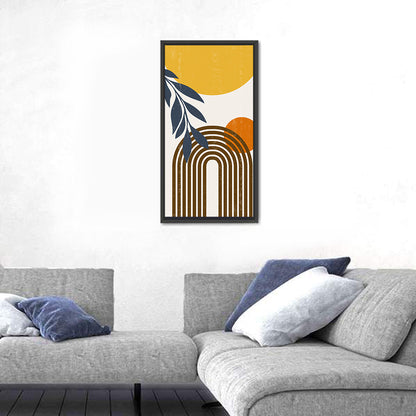 Sun and Moon Boho Minimalist Wall Art