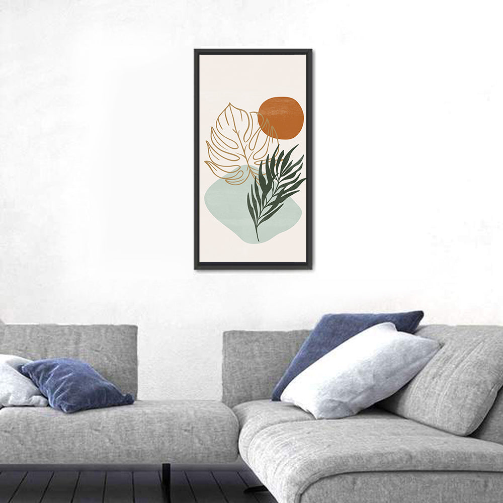 Monstera Sun Botanical Composition Wall Art