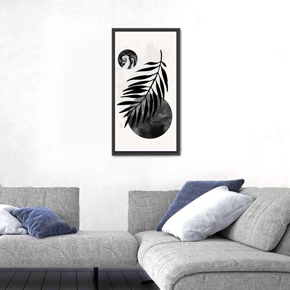 Minimal Palm Leaf Study Wall Art