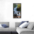 Desoto Falls Cascading Waterfall Wall Art