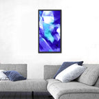 Icy Geometric Shards Wall Art