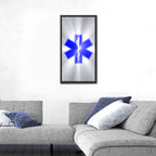 Star of Life with Rod of Asclepius Wall Art
