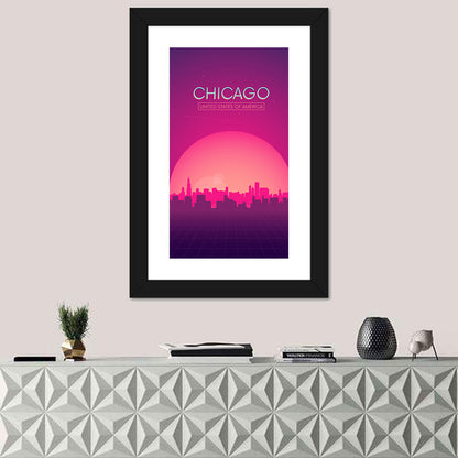 Chicago USA Skyline Wall Art