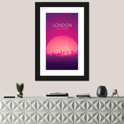 London UK Skyline Wall Art