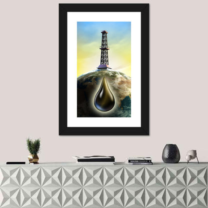 Oil Derrick Wall Art