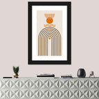 Concentric Arch Sun Wall Art