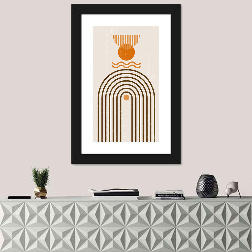 Concentric Arch Sun Wall Art