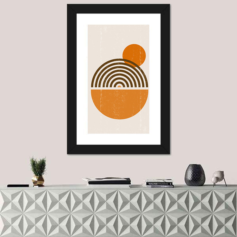Semicircle Sunrise Study Wall Art