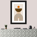 Earth Tone Rainbow Arch Wall Art