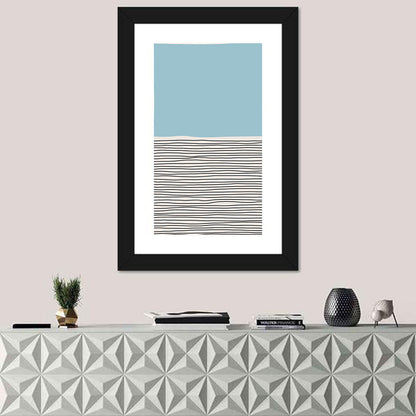 Trendy Minimalist V Wall Art