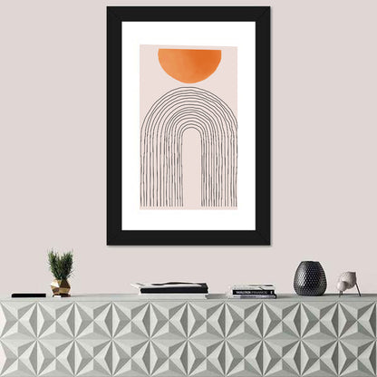 Sunset Abstract Wall Art