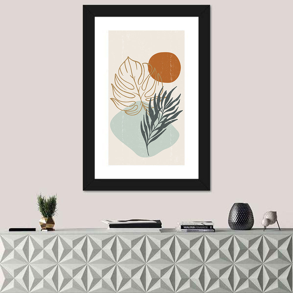 Shadowed Leaves Wall Art