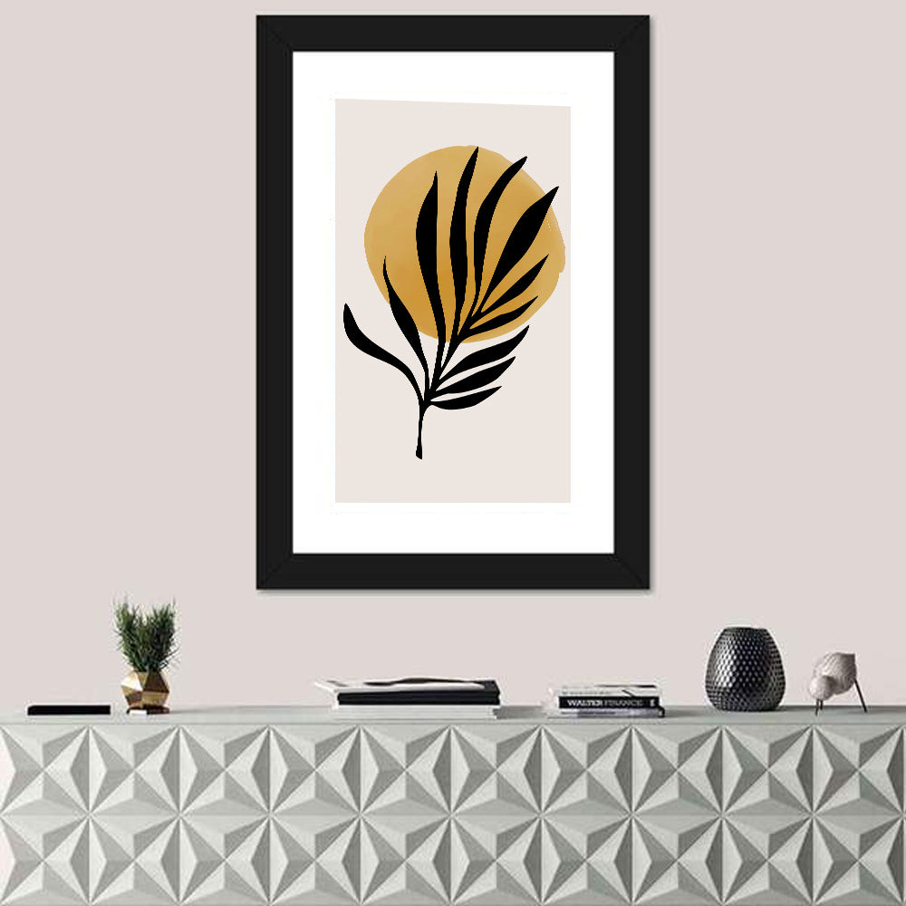 Shining Sun Palm Leaf Wall Art
