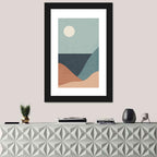 Moonlit Coastal Dunes Wall Art