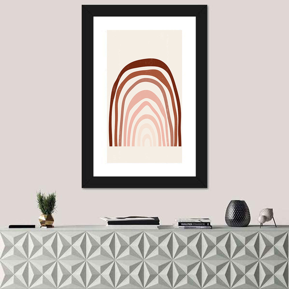Muted Rainbow Arches Wall Art