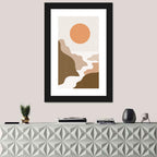 Sun Over Canyon River Wall Art