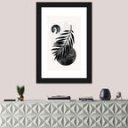 Minimal Palm Leaf Study Wall Art