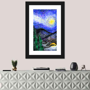 Starry Bethlehem Night Wall Art