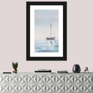 Sailing Boat in Sea Wall Art