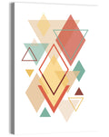 Layered Scandinavian Geometric Abstract Wall Art
