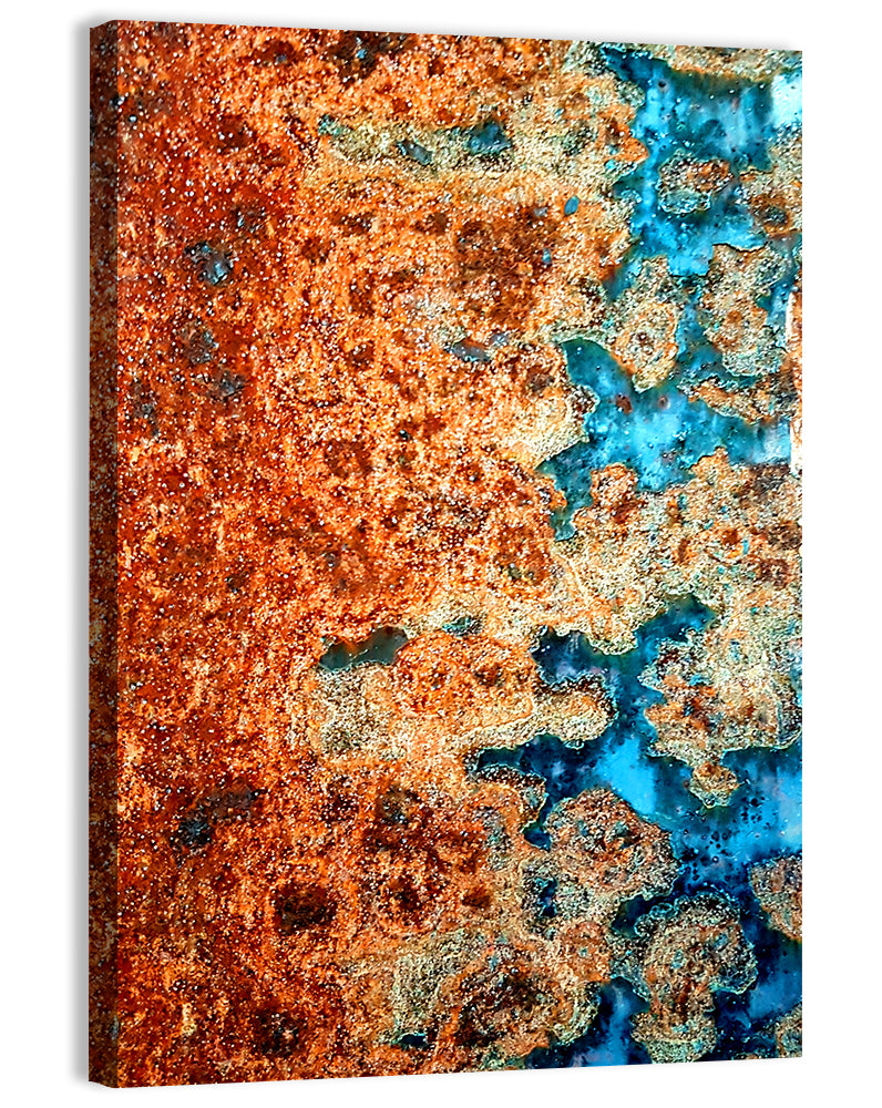 Oxidized Steel Abstract Wall Art