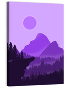 Purple Mountain Dusk Wall Art